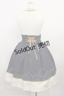 画像2: axes femme kawaii / ベスト風ホルターワンピース M ネイビー H-26-04-03-1014-AX-OP-NS-ZH