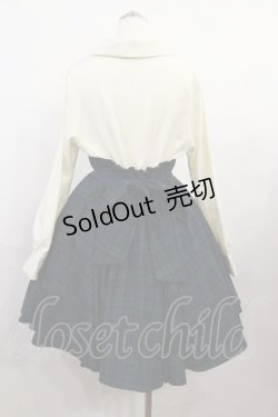 画像2: Favorite / チェック切替ワンピース XL オフ/グリーン/ネイビー H-26-04-03-1015-LO-OP-NS-ZH