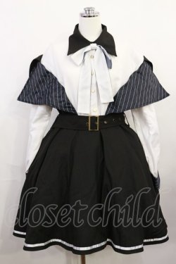 画像1: Favorite / 重ね着風ワンピース XL ブラック H-26-04-03-1017-LO-OP-NS-ZH