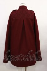 画像2: axes femme / ナポレオンマント風コート M ボルドー H-26-04-03-1018-AX-CO-NS-ZTC078 (2)