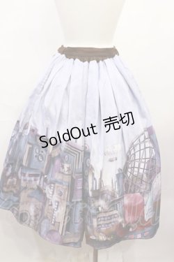 画像2: Favorite / スチームパンクスカート M~L ブルー/ブラウン H-26-04-03-1019-LO-SK-NS-ZH