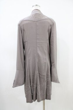 画像2: Ozz oneste / サテン切替ZIPジャケット  茶 H-26-04-03-054-OO-JA-KB-ZH