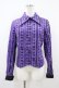 画像1: PUTUMAYO / トランプ編上げブラウス  パープル H-26-04-03-056-PT-BL-KB-ZH (1)