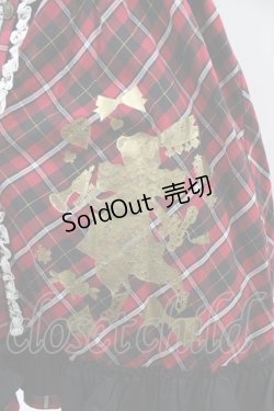 画像5: PUTUMAYO / タータンチェックSET  赤黒チェック H-26-04-03-006-PT-OP-AK-ZH