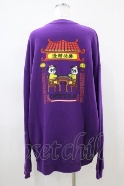 画像2: Candy Stripper / CANDYS PLAY SWEATワンピース  パープル H-26-04-03-059-PU-OP-KB-ZH