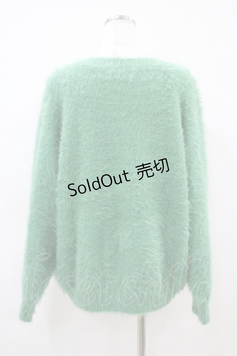 画像2: Candy Stripper / THE POWERPUFF GIRLS FACE KNIT  GREEN(BUTTERCUP) H-26-04-03-060-PU-TO-KB-ZT048 (2)
