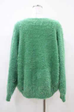 画像2: Candy Stripper / THE POWERPUFF GIRLS FACE KNIT  GREEN(BUTTERCUP) H-26-04-03-060-PU-TO-KB-ZH
