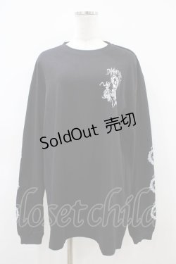 画像1: DimMoire / Baby SkullロゴロンT  ブラック H-26-04-03-061-0-TO-KB-ZH
