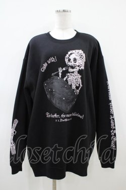 画像1: DimMoire / The Coffin Cakeスウェット【Cake with×DimMoire】  ブラック H-26-04-03-062-0-TO-KB-ZH