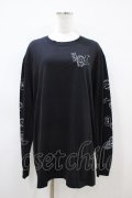 Candy Stripper / コジコジの名？台詞 L/S TEE  ブラック H-26-04-03-063-PU-TO-KB-ZH