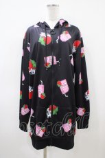 画像1: NieR Clothing / 総柄ZIPパーカー  いちごみるく/Nierちゃん H-26-04-03-066-PU-TO-KB-ZH (1)