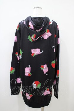 画像2: NieR Clothing / 総柄ZIPパーカー  いちごみるく/Nierちゃん H-26-04-03-066-PU-TO-KB-ZH