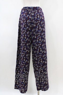 画像2: Jane Marple Dans Le Salon / Dance with roses dress pants  ボルドー H-26-04-03-009-JM-PA-KB-ZH