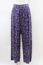 画像1: Jane Marple Dans Le Salon / Dance with roses dress pants  ネイビー H-26-04-03-010-JM-PA-KB-ZH (1)