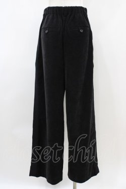 画像2: Jane Marple Dans Le Salon / グログランライン別珍パンツ  黒 H-26-04-03-013-JM-PA-KB-ZH