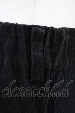 画像3: Jane Marple Dans Le Salon / グログランライン別珍パンツ  黒 H-26-04-03-013-JM-PA-KB-ZH