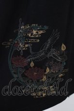 画像5: Ozz oneste / レイヤード風ロングカーディガン  黒×赤 H-26-04-03-015-OO-TO-KB-ZT155 (5)