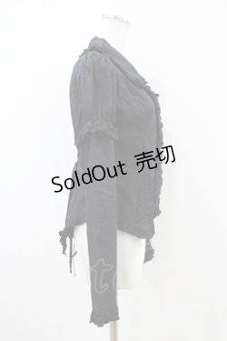 画像3: PUTUMAYO / 2WAYフリルブラウス  黒 H-26-04-03-017-PT-BL-AK-ZH