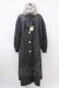 画像1: Maison de minette / Glitter tweed coat&fur tippet  navy H-26-04-03-018-LO-CO-KB-ZH (1)