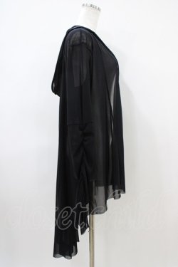 画像3: Na+H / ecネットパーカー  ブラック H-26-04-03-019-PU-TO-KB-ZH