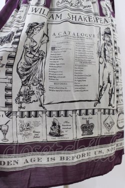 画像5: Jane Marple / Shakespeare's passageタブリエドレス  バイオレット H-26-04-03-022-JM-OP-KB-ZH