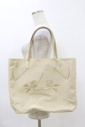 NieR Clothing / 猫耳付き大容量PU LEATHER TOTE BAG  ミケ(ベージュ) H-26-04-04-001-PU-BG-AK-ZH