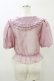 画像2: LAND by MILKBOY / LANDフリルブラウス  ピンク H-26-04-04-035-MB-BL-KB-ZH (2)