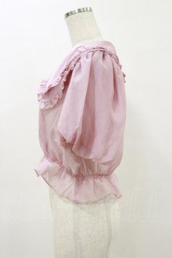 画像3: LAND by MILKBOY / LANDフリルブラウス  ピンク H-26-04-04-035-MB-BL-KB-ZH