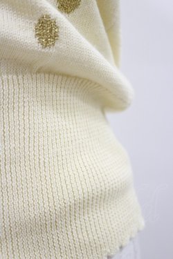 画像3: Emily Temple cute / ラメ水玉ニットカーディガン  オフ H-26-04-04-037-ET-TO-KB-ZH