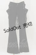 h.naoto Blood / レイヤードパンツ  黒 H-26-04-04-046-HN-PA-AK-ZH