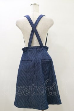 画像2: Candy Stripper / DENIM QUILT SKIRT M ブルー H-26-04-04-051-PU-SK-KB-ZH