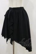 PEACE NOW / アシメスカート  黒 H-26-04-04-054-PU-SK-KB-ZH