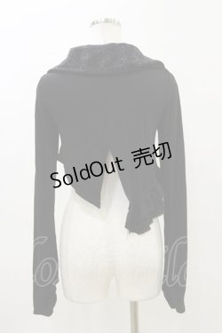 画像2: GRAMM / プリントアシメボレロ  黒 H-26-04-04-008-HN-TO-AK-ZH