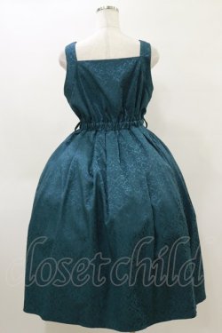 画像2: axes femme kawaii / チャイナジャガードジャンスカ  ブルーグリーン H-26-04-04-062-AX-OP-KB-ZH