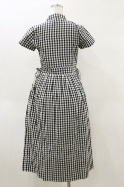 画像2: merry jenny / ギンガムシャツワンピース  黒 H-26-04-04-067-LO-OP-KB-ZH