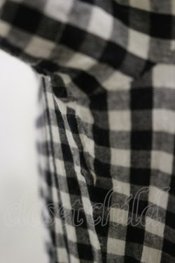 画像3: merry jenny / ギンガムシャツワンピース  黒 H-26-04-04-067-LO-OP-KB-ZH