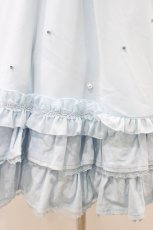 画像5: Angelic Pretty / プリンセスジュエリージャンパースカート（別珍） Free サックス H-26-04-04-1035-AP-OP-NS-ZH (5)