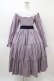 画像1: marcHenTica / ストライプワンピース Free パープル H-26-04-04-1039-LO-OP-NS-ZH (1)