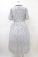 画像2: F&A / リップルドット柄クレリックワンピース Free L/GRAY×BK H-26-04-04-1041-LO-OP-NS-ZH (2)
