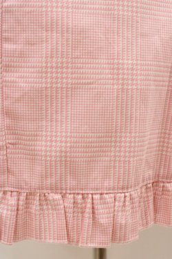 画像3: Nile Perch / 格子チェックジャンパースカート Free ピンク H-26-04-04-1043-LO-OP-NS-ZH