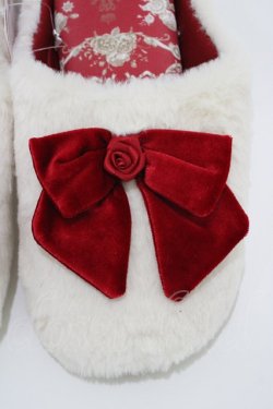 画像2: m petit by misako / AMRSバラリボン 23cm~25cm オフ/レッド H-26-04-04-1005-LO-ZA-NS-ZH