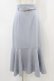 画像1: an another angelus / ゴールドバックルベルト付きマーメイドスカート Free GRAY H-26-04-04-1051-CA-SK-NS-ZH (1)