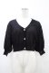 画像1: F&A / レーシーカット釦ドルマンニットカーディガン Free BLACK H-26-04-04-1058-LO-TO-NS-ZH (1)