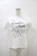 画像1: an another angelus / パリジェンヌアソートプリントT Free OFF×BK H-26-04-04-1061-CA-TS-NS-ZH (1)
