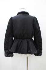 画像2: an another angelus / ファー衿付きペプラムブルゾン Free BLACK H-26-04-04-1066-CA-JA-NS-ZTC020 (2)