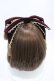 画像2: axes femme kawaii / タッセル付リボンヘッドドレス  ボルドー H-26-04-04-1016-AX-AC-NS-ZH (2)