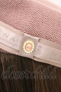 画像3: m petit by misako / NINA's AMカメオベレー  ピンク H-26-04-04-1017-LO-AC-NS-ZH