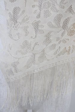 画像2: axes femme / フレームオーナメントストール  アイボリー H-26-04-04-1024-AX-ZA-NS-ZH