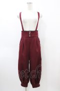 CHIP CLIP / Wonder Tea Party/サスペンダー付きパンツ M ボルドー H-26-04-04-1029-PU-PA-NS-ZH