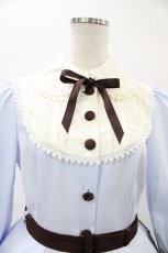 画像4: Innocent World / 大人アリスフレアーワンピース M アリスサックス×生成/Alice Sax×Beige H-26-04-04-1032-IW-OP-NS-ZH (4)